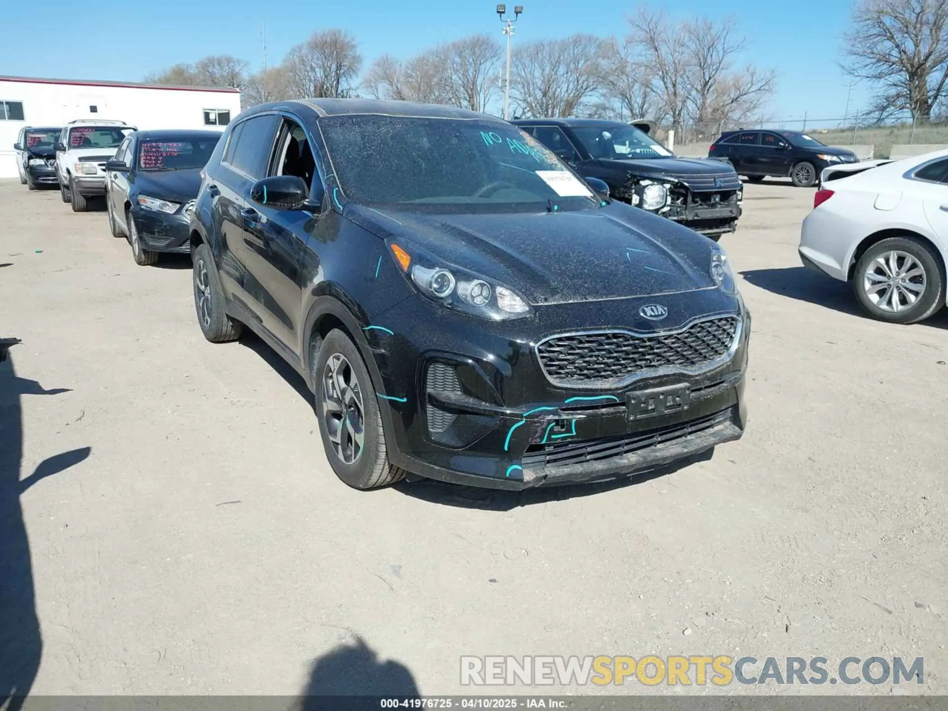 1 Photograph of a damaged car KNDPM3AC0M7854464 KIA SPORTAGE 2021