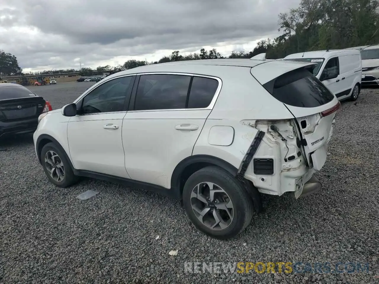 2 Photograph of a damaged car KNDPM3AC0M7922147 KIA SPORTAGE 2021