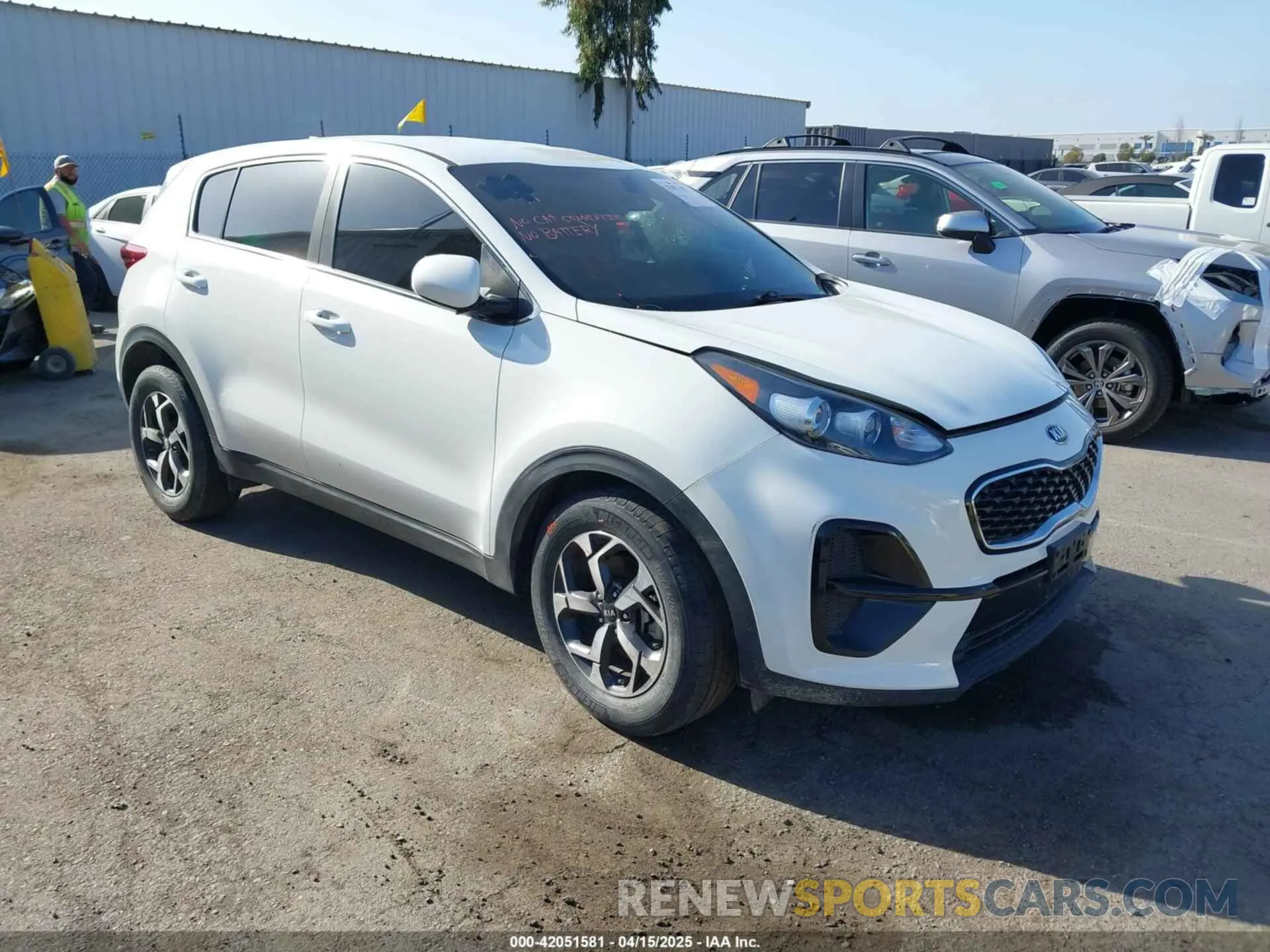 1 Photograph of a damaged car KNDPM3AC1M7855462 KIA SPORTAGE 2021