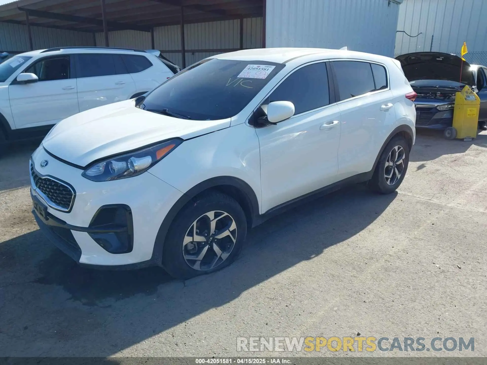 2 Photograph of a damaged car KNDPM3AC1M7855462 KIA SPORTAGE 2021