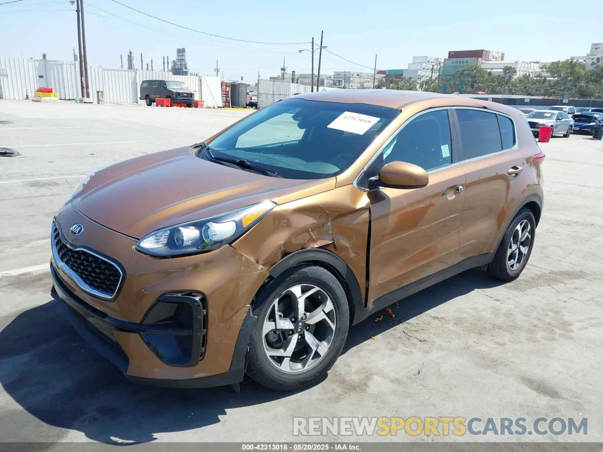 2 Photograph of a damaged car KNDPM3AC1M7877039 KIA SPORTAGE 2021