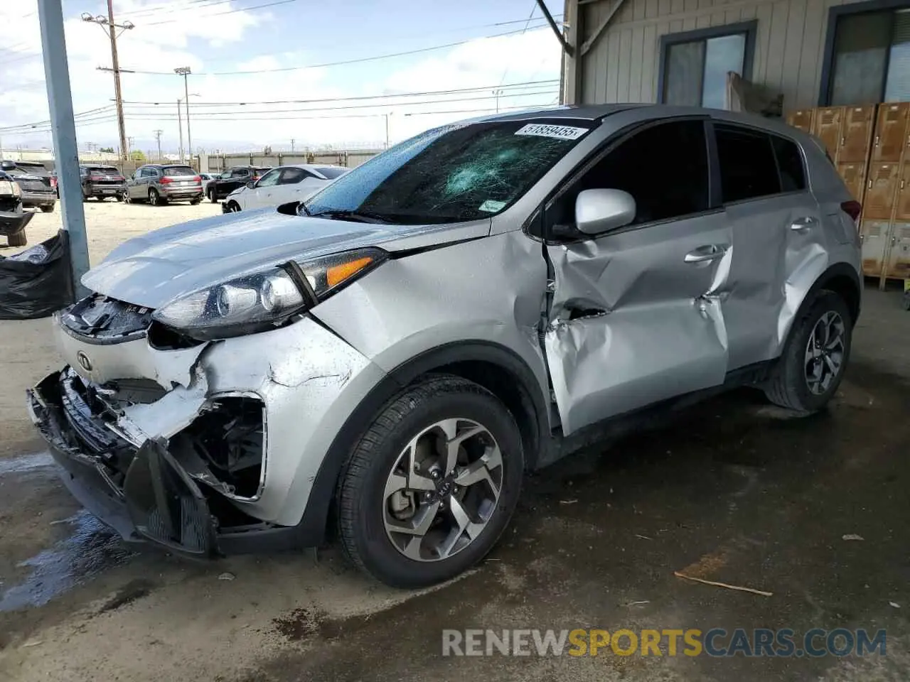 1 Photograph of a damaged car KNDPM3AC1M7898974 KIA SPORTAGE 2021