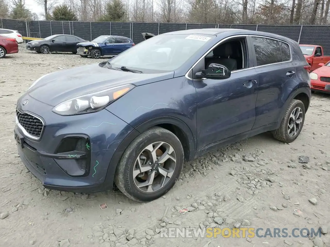 1 Photograph of a damaged car KNDPM3AC1M7934548 KIA SPORTAGE 2021