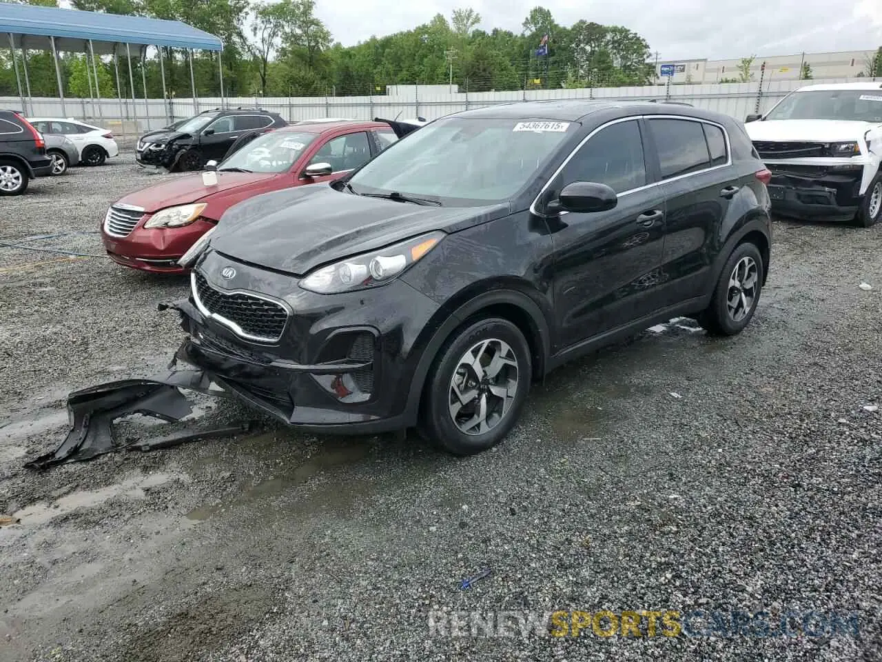 1 Photograph of a damaged car KNDPM3AC1M7942827 KIA SPORTAGE 2021
