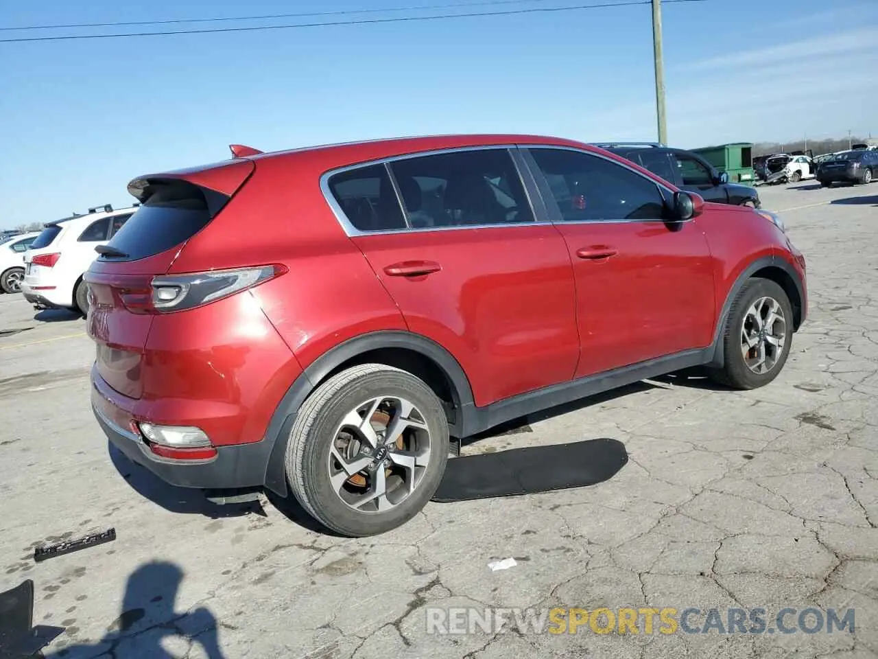 3 Photograph of a damaged car KNDPM3AC2M7870262 KIA SPORTAGE 2021