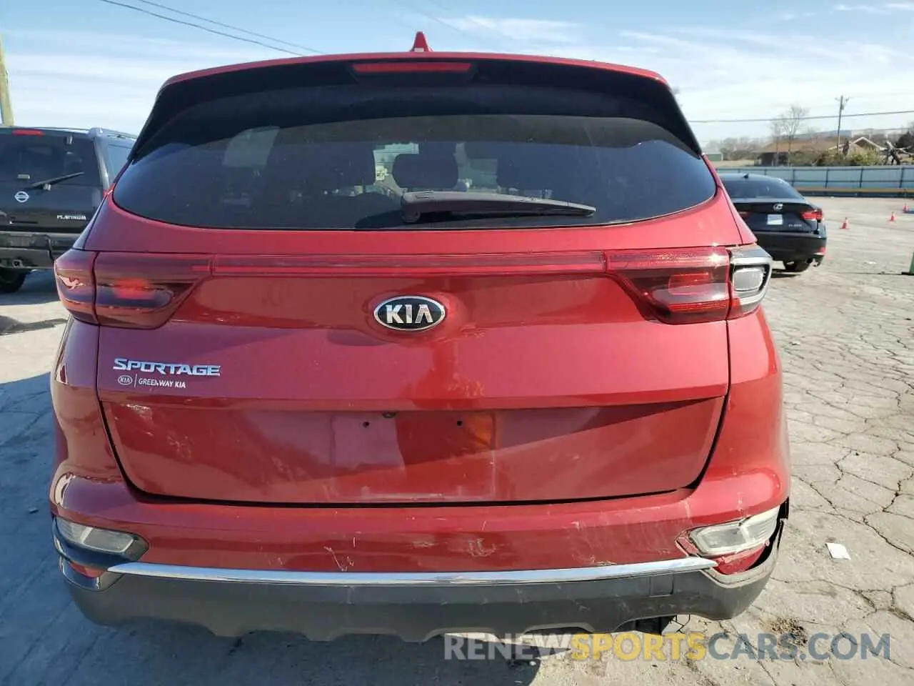 6 Photograph of a damaged car KNDPM3AC2M7870262 KIA SPORTAGE 2021