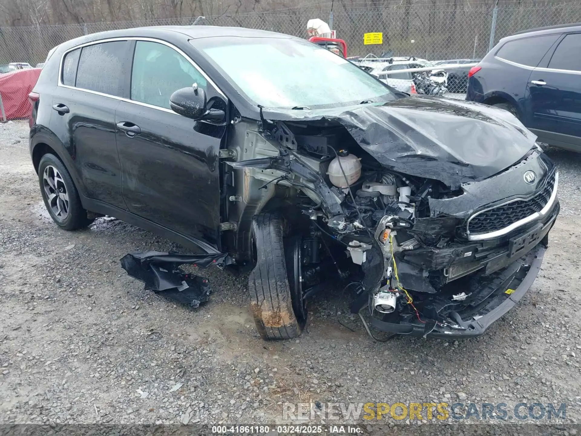 1 Photograph of a damaged car KNDPM3AC2M7878412 KIA SPORTAGE 2021