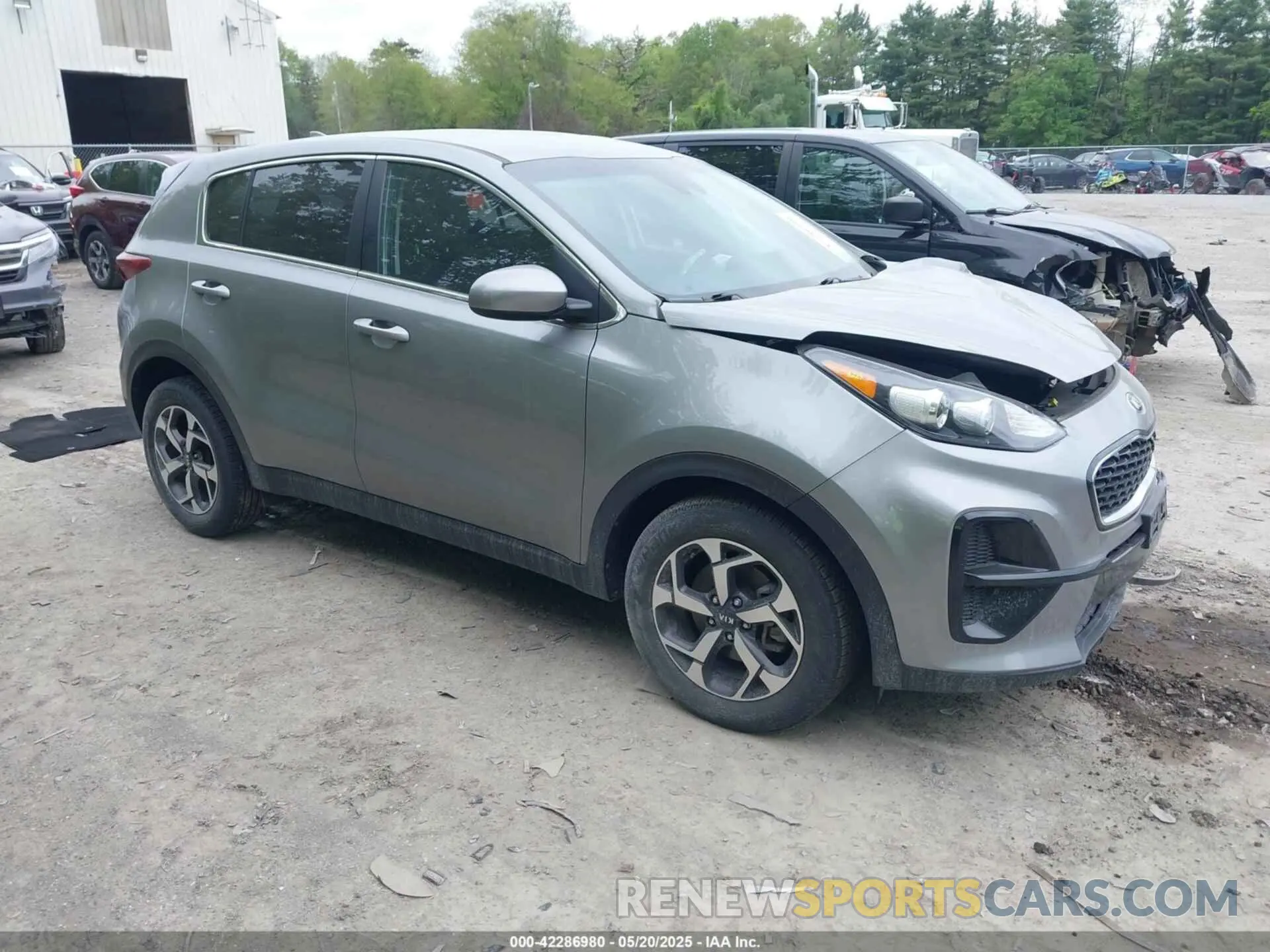 1 Photograph of a damaged car KNDPM3AC2M7887935 KIA SPORTAGE 2021