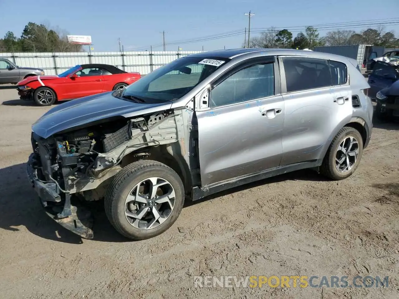 1 Photograph of a damaged car KNDPM3AC2M7943503 KIA SPORTAGE 2021