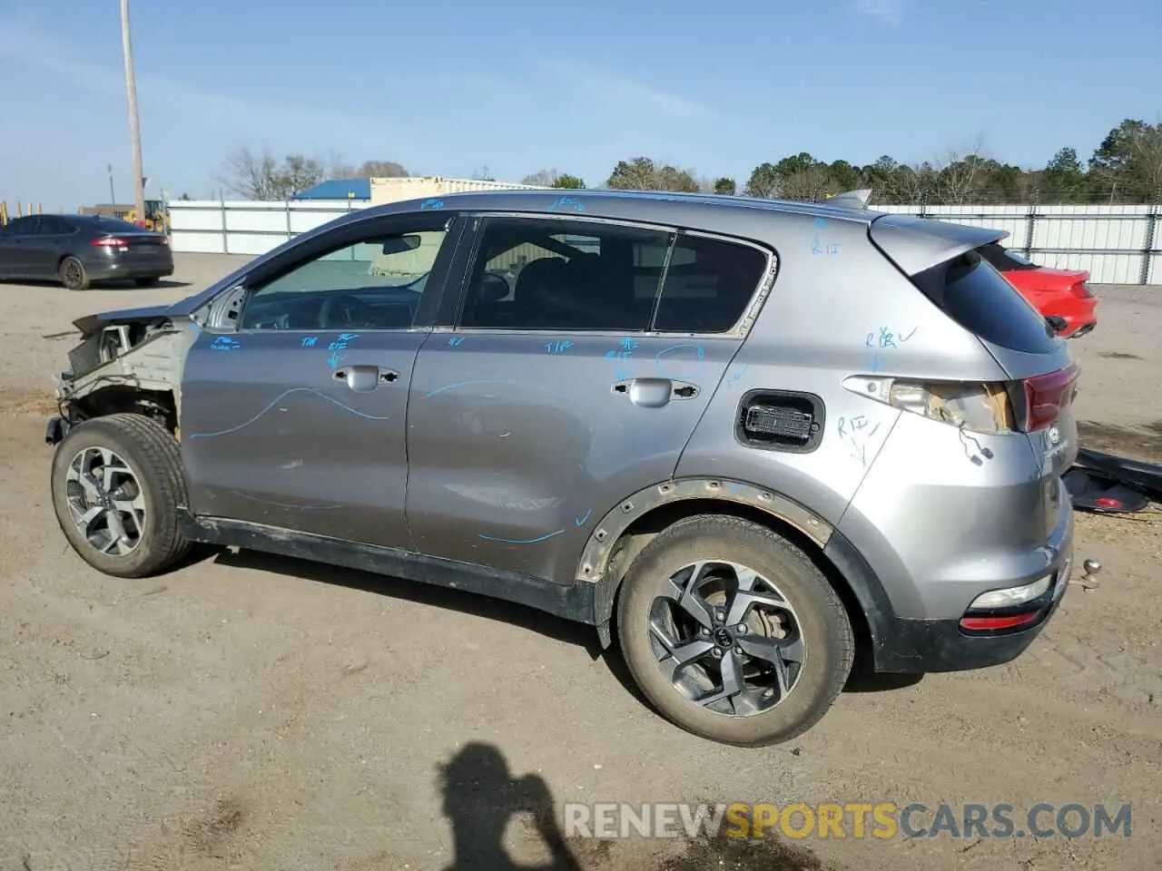 2 Photograph of a damaged car KNDPM3AC2M7943503 KIA SPORTAGE 2021