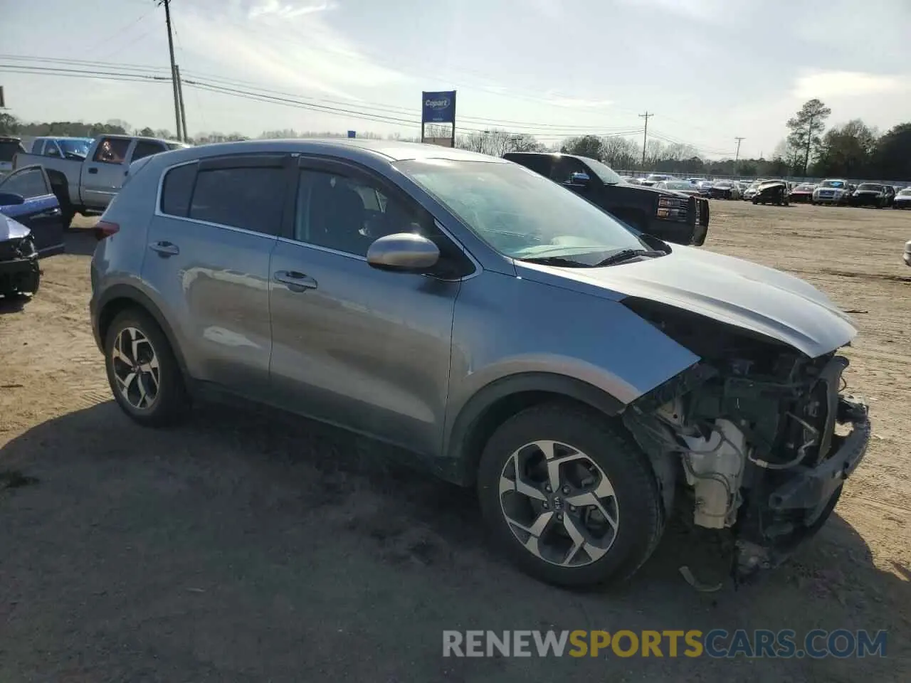 4 Photograph of a damaged car KNDPM3AC2M7943503 KIA SPORTAGE 2021