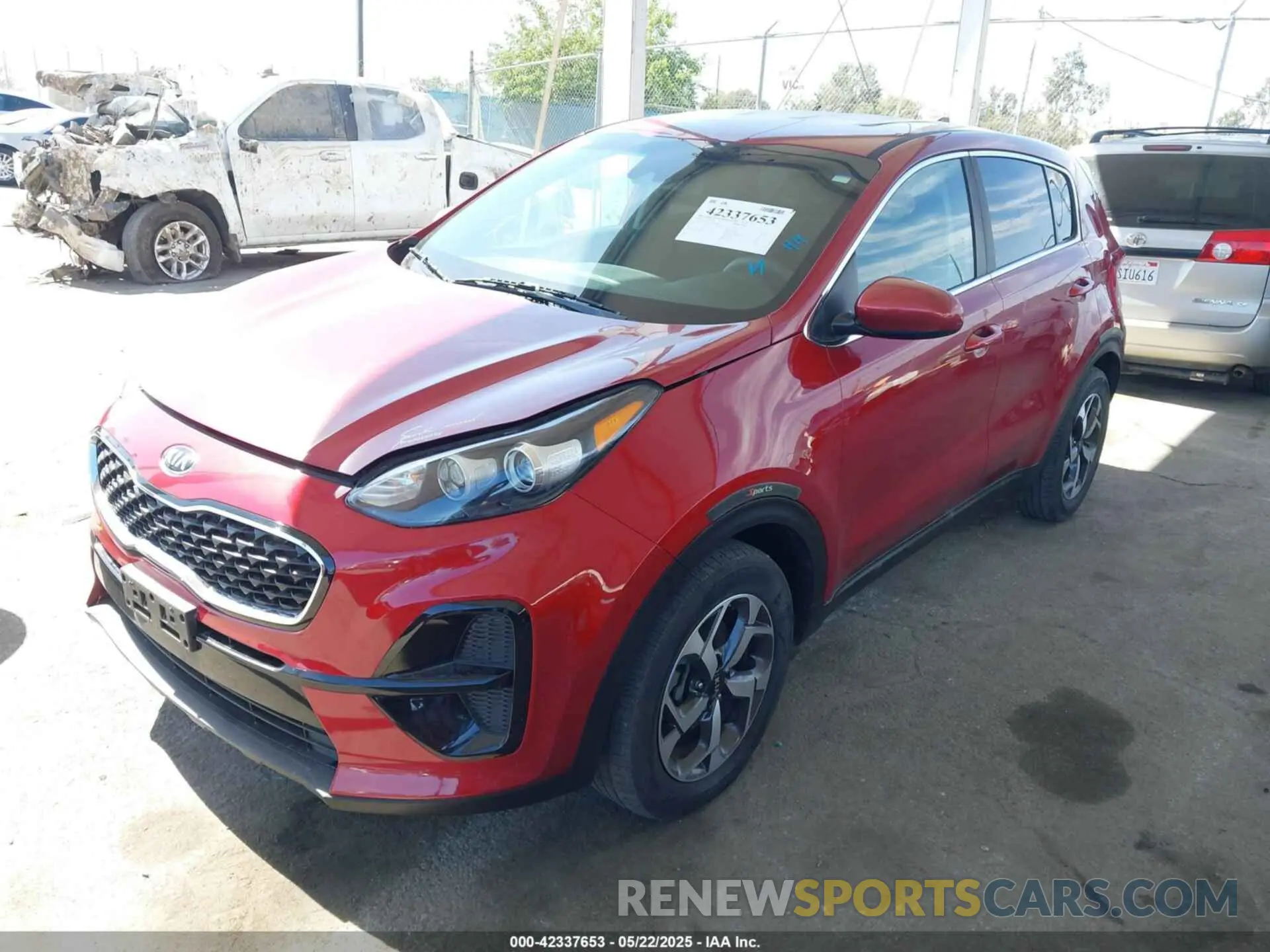 2 Photograph of a damaged car KNDPM3AC3M7843829 KIA SPORTAGE 2021