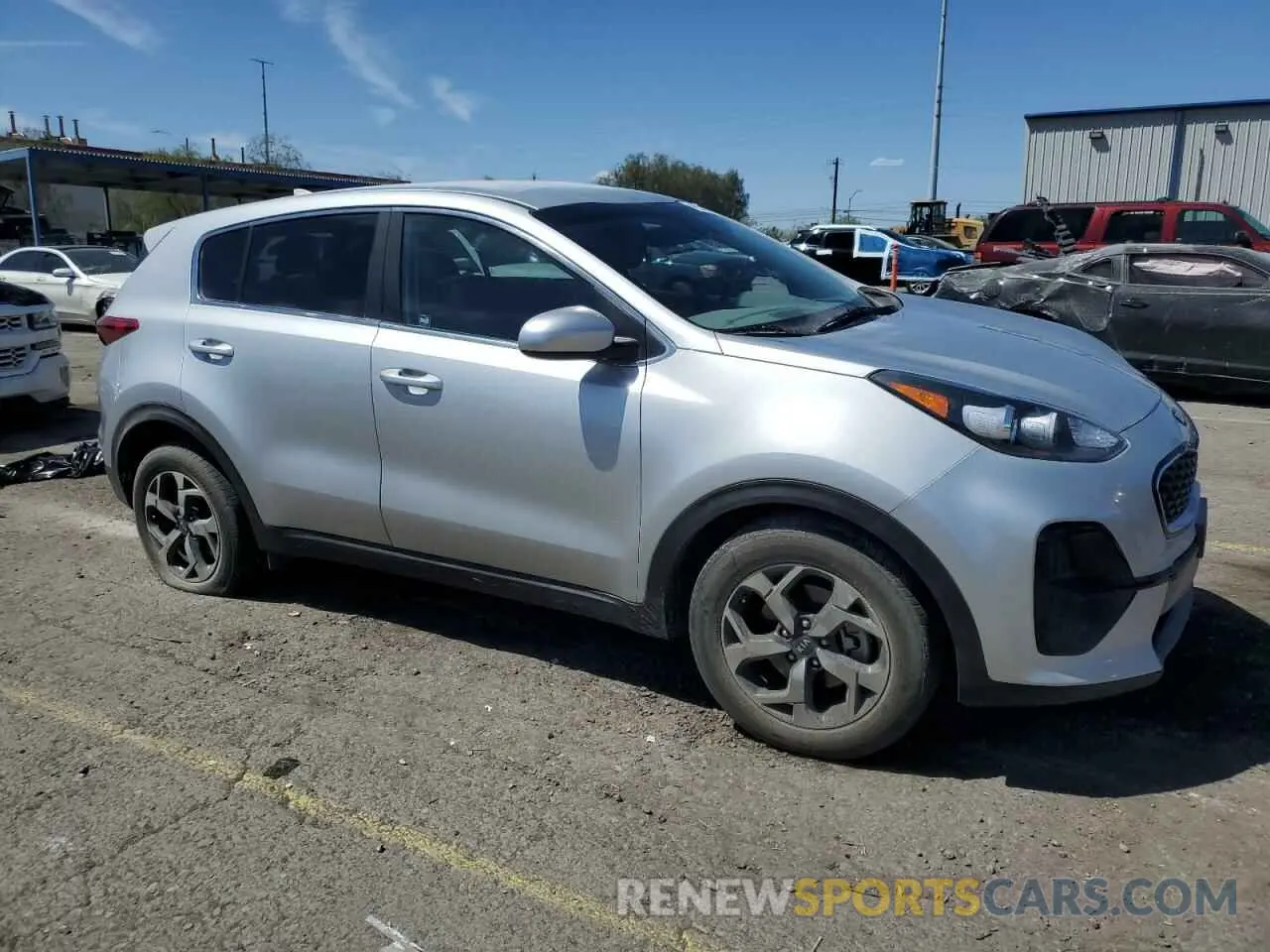 4 Photograph of a damaged car KNDPM3AC3M7895249 KIA SPORTAGE 2021