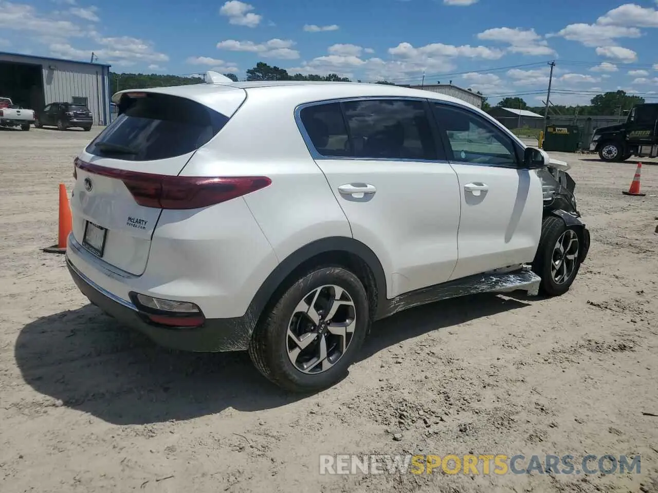 3 Photograph of a damaged car KNDPM3AC3M7932641 KIA SPORTAGE 2021
