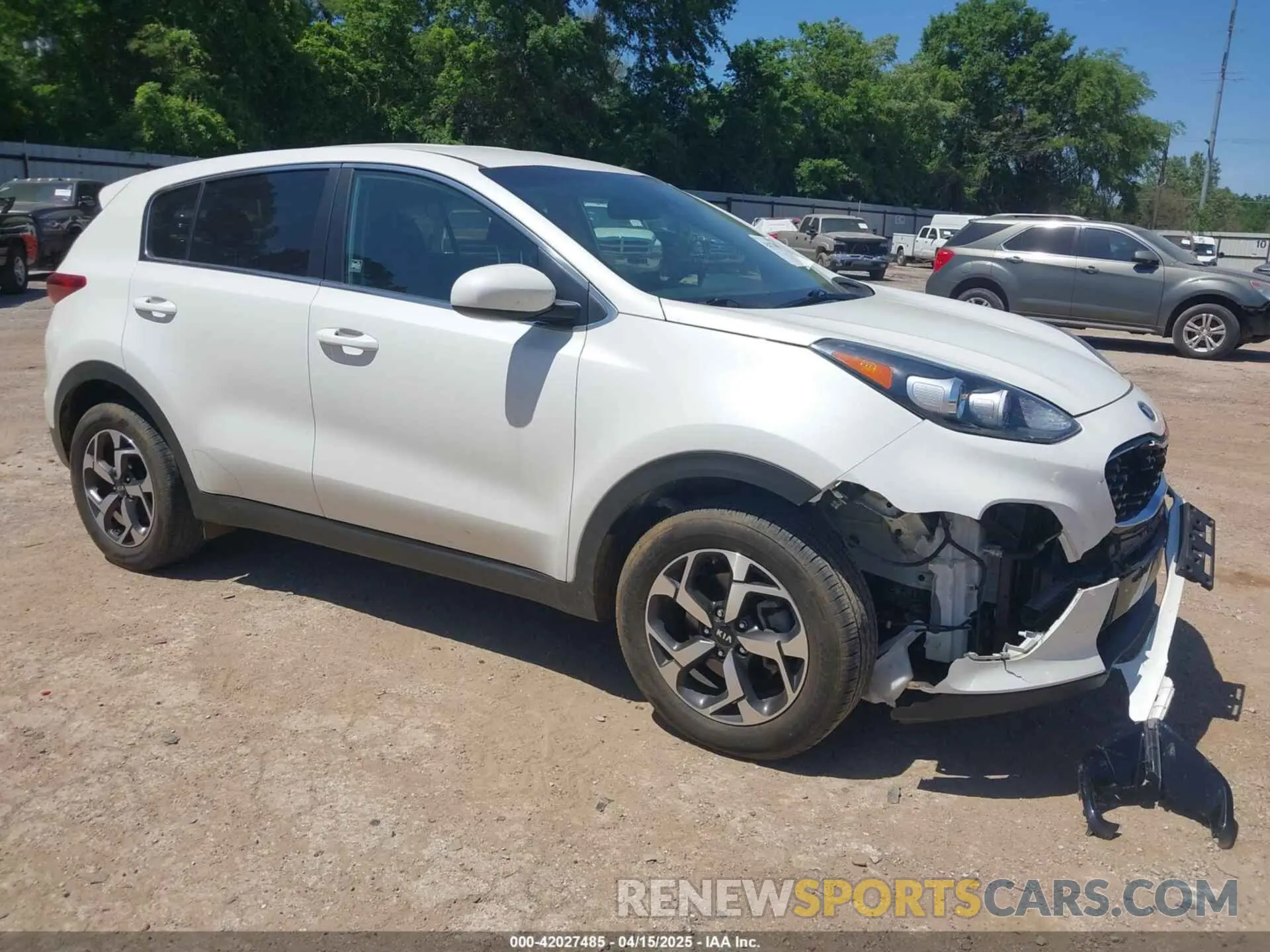 1 Photograph of a damaged car KNDPM3AC4M7892814 KIA SPORTAGE 2021