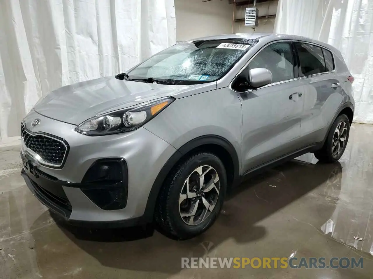 1 Photograph of a damaged car KNDPM3AC4M7904640 KIA SPORTAGE 2021