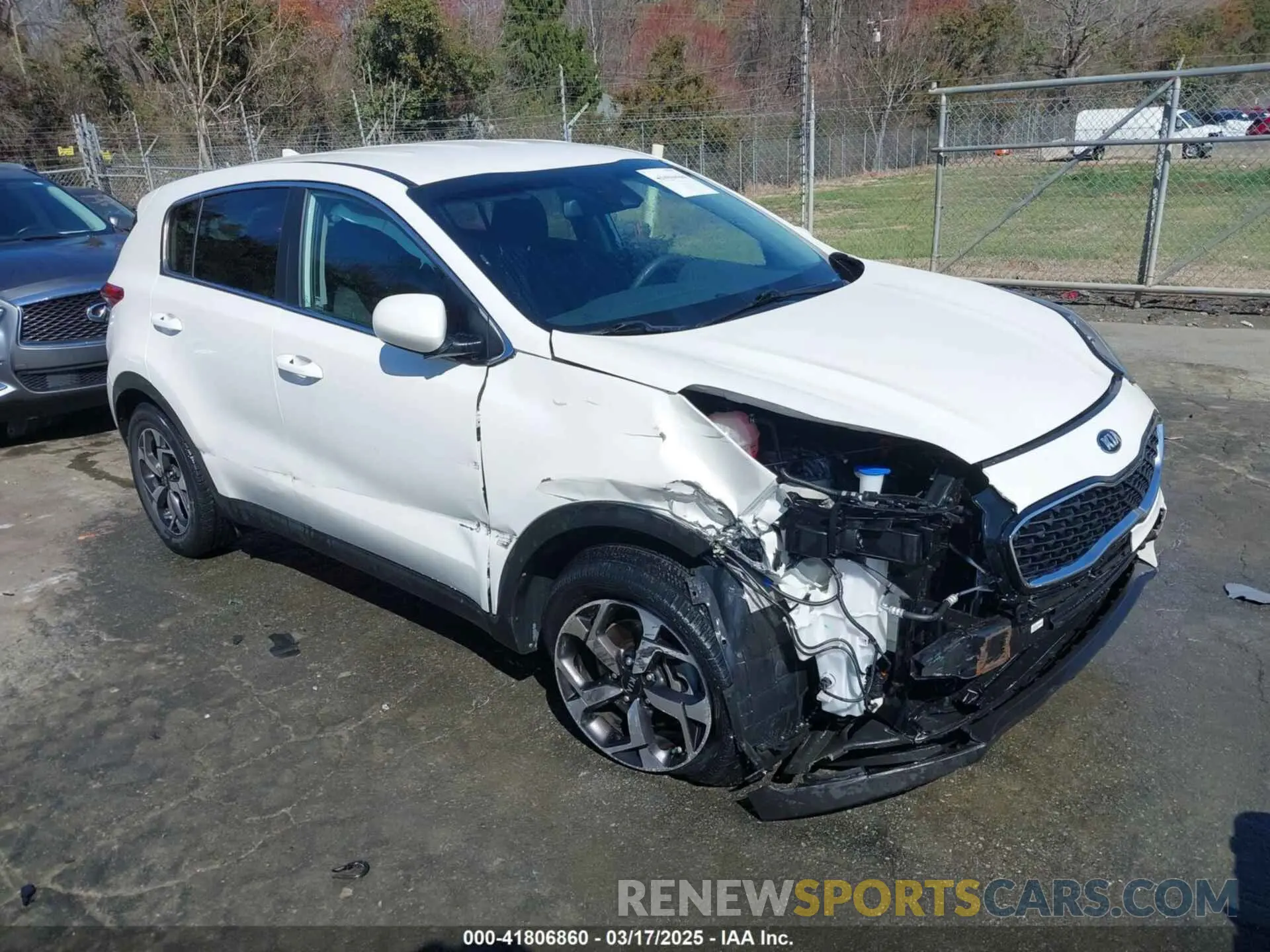 1 Photograph of a damaged car KNDPM3AC4M7933748 KIA SPORTAGE 2021