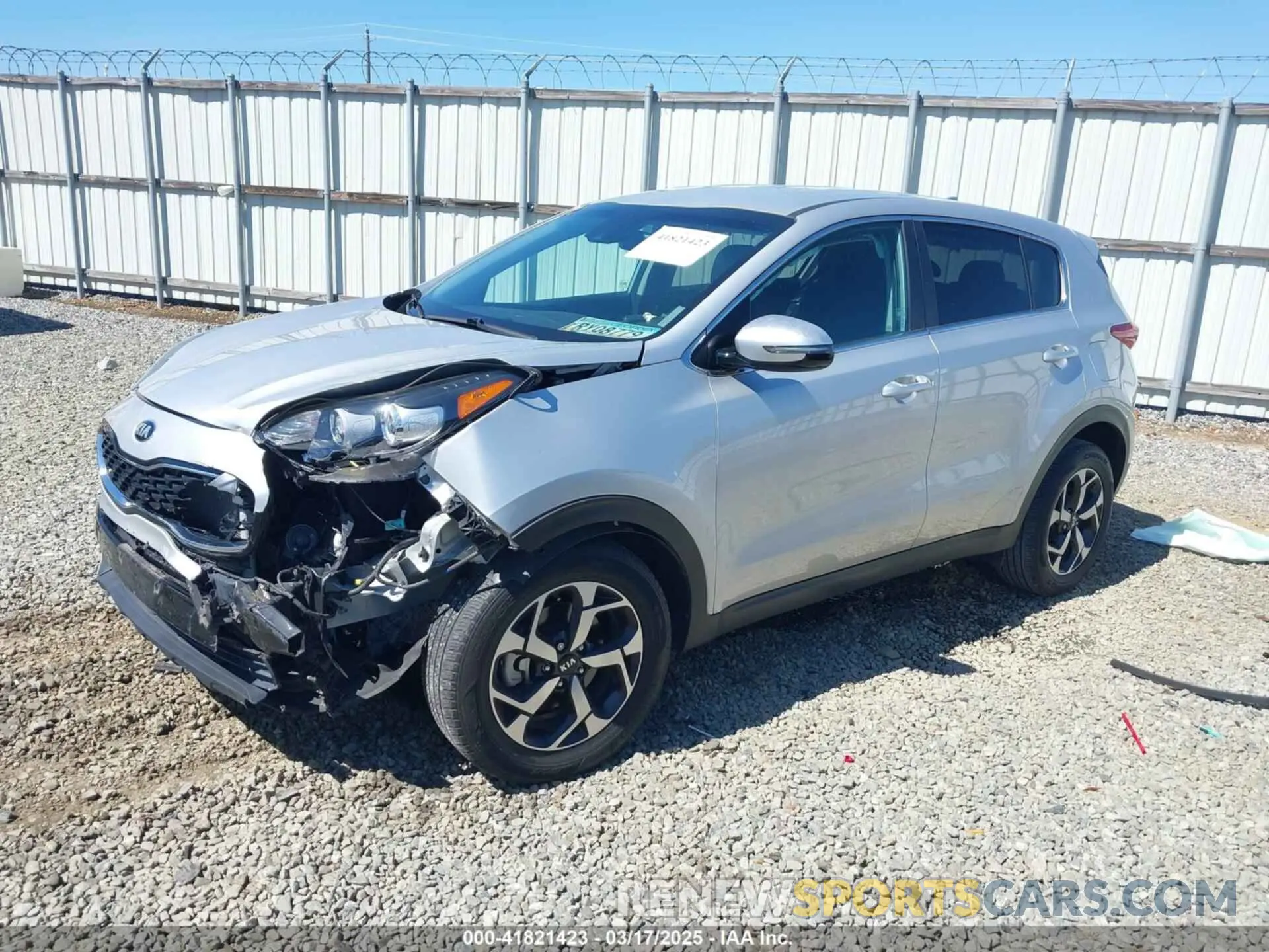 2 Photograph of a damaged car KNDPM3AC5M7842763 KIA SPORTAGE 2021