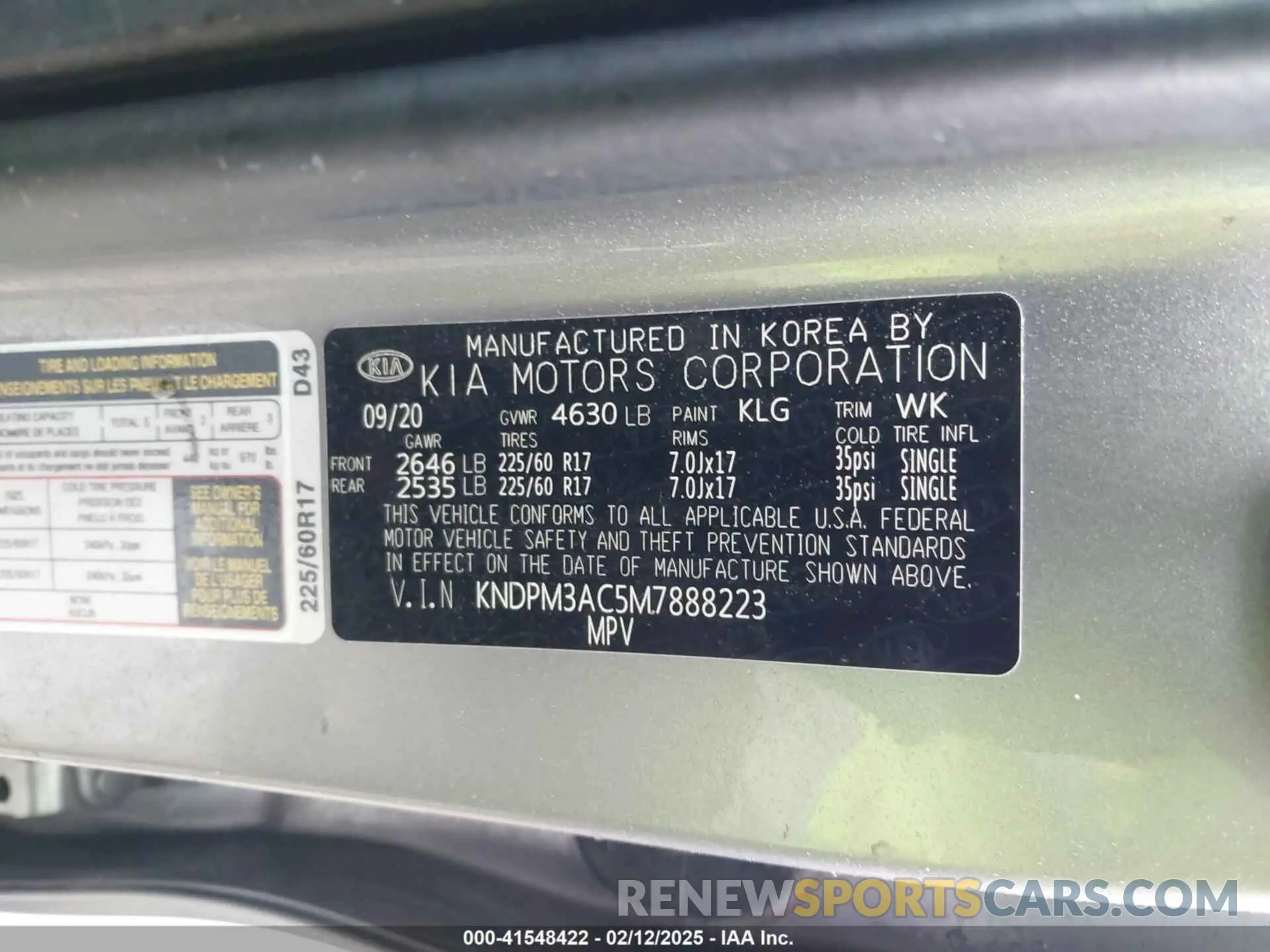 9 Photograph of a damaged car KNDPM3AC5M7888223 KIA SPORTAGE 2021