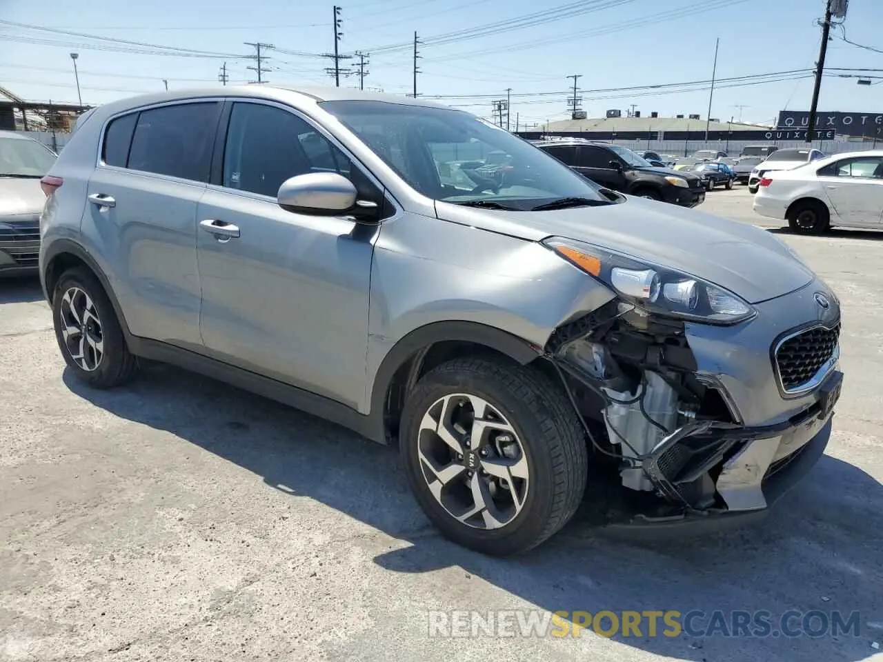 4 Photograph of a damaged car KNDPM3AC5M7901407 KIA SPORTAGE 2021