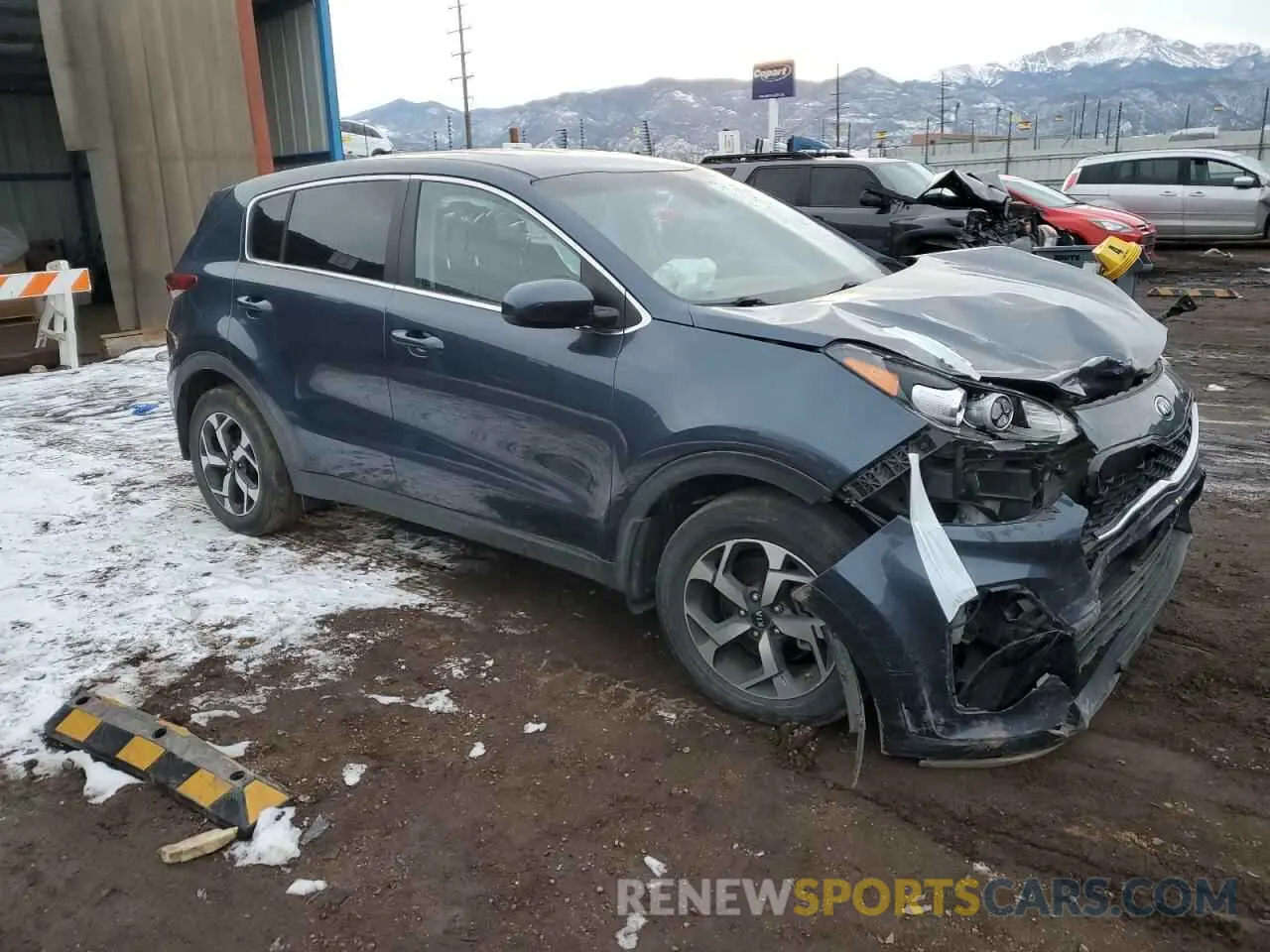 4 Photograph of a damaged car KNDPM3AC6M7845199 KIA SPORTAGE 2021