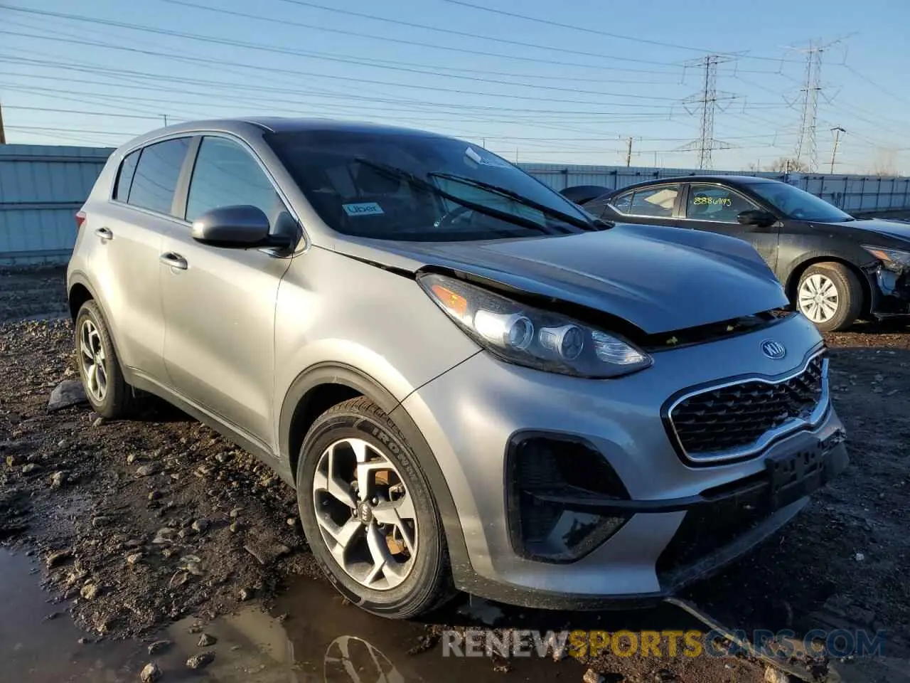 4 Photograph of a damaged car KNDPM3AC6M7851231 KIA SPORTAGE 2021