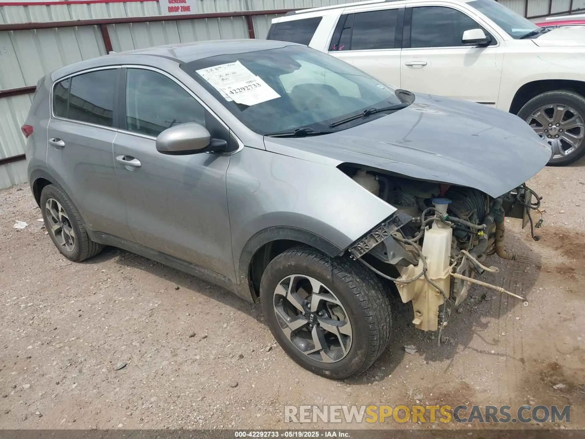 1 Photograph of a damaged car KNDPM3AC6M7889283 KIA SPORTAGE 2021