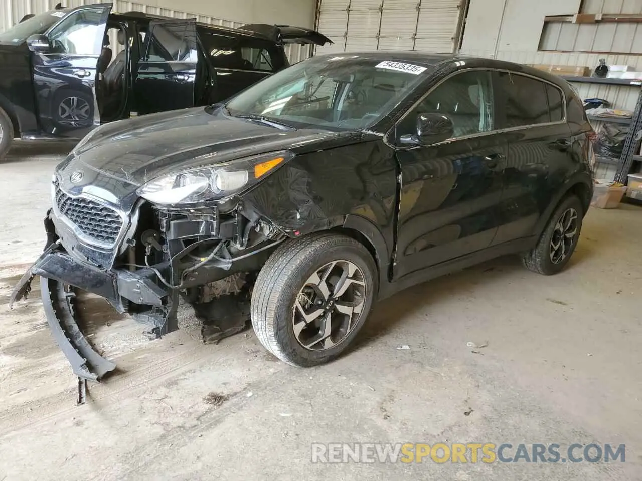 1 Photograph of a damaged car KNDPM3AC6M7900170 KIA SPORTAGE 2021