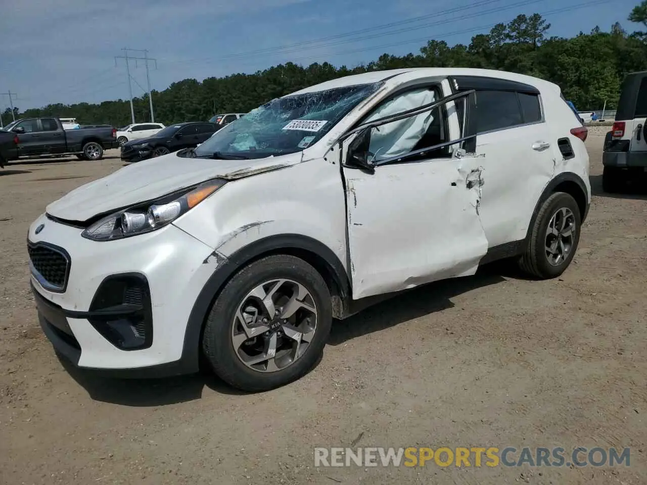 1 Photograph of a damaged car KNDPM3AC6M7912495 KIA SPORTAGE 2021