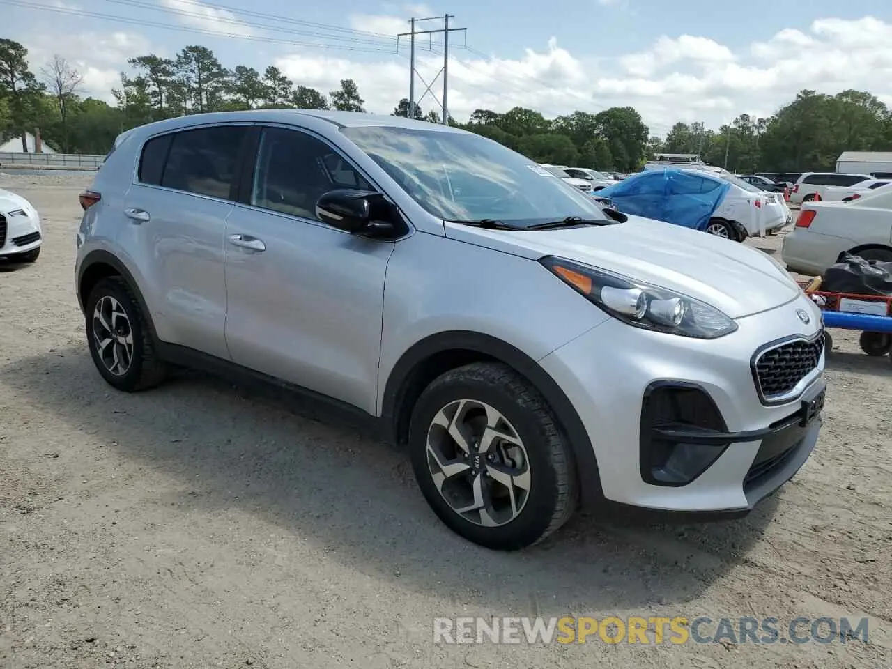 4 Photograph of a damaged car KNDPM3AC6M7925327 KIA SPORTAGE 2021