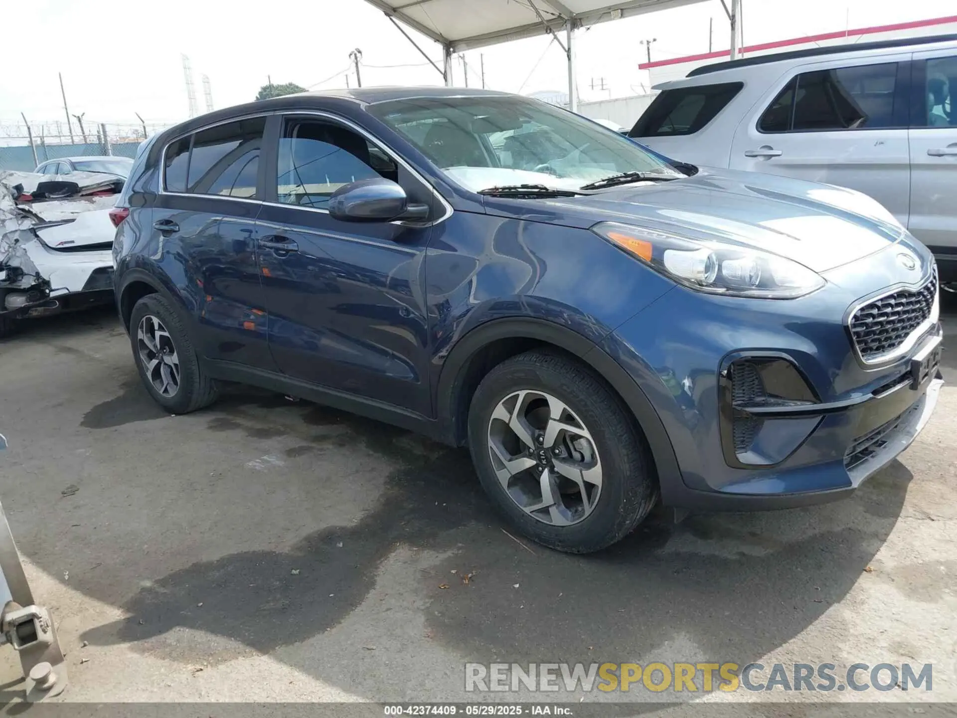 1 Photograph of a damaged car KNDPM3AC6M7932102 KIA SPORTAGE 2021