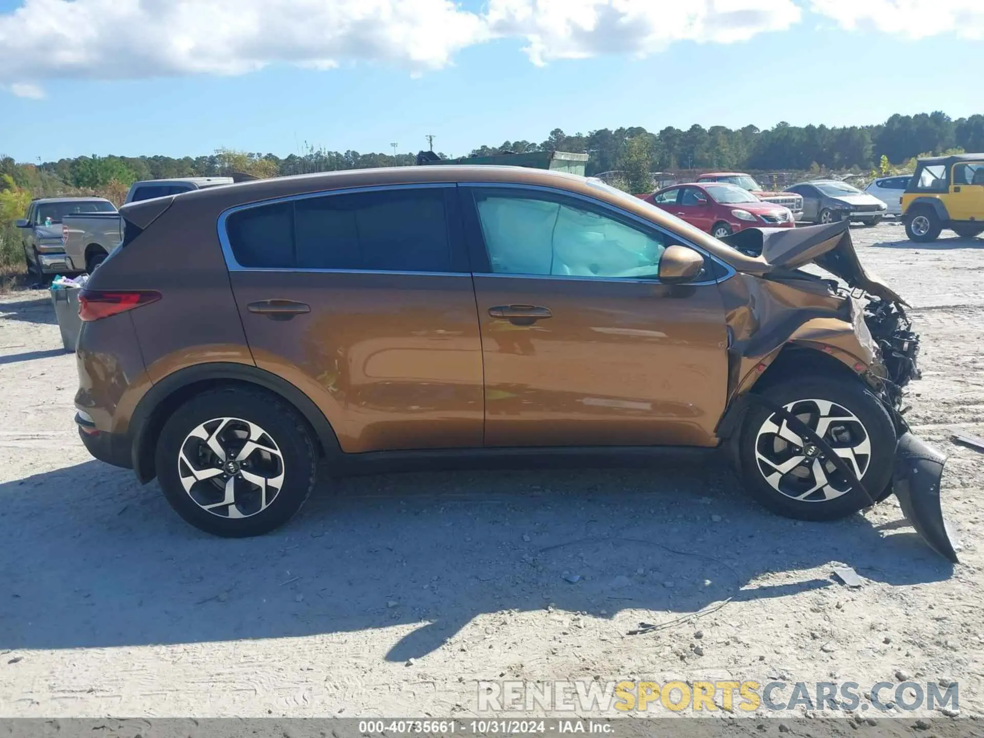 13 Photograph of a damaged car KNDPM3AC7M7877045 KIA SPORTAGE 2021