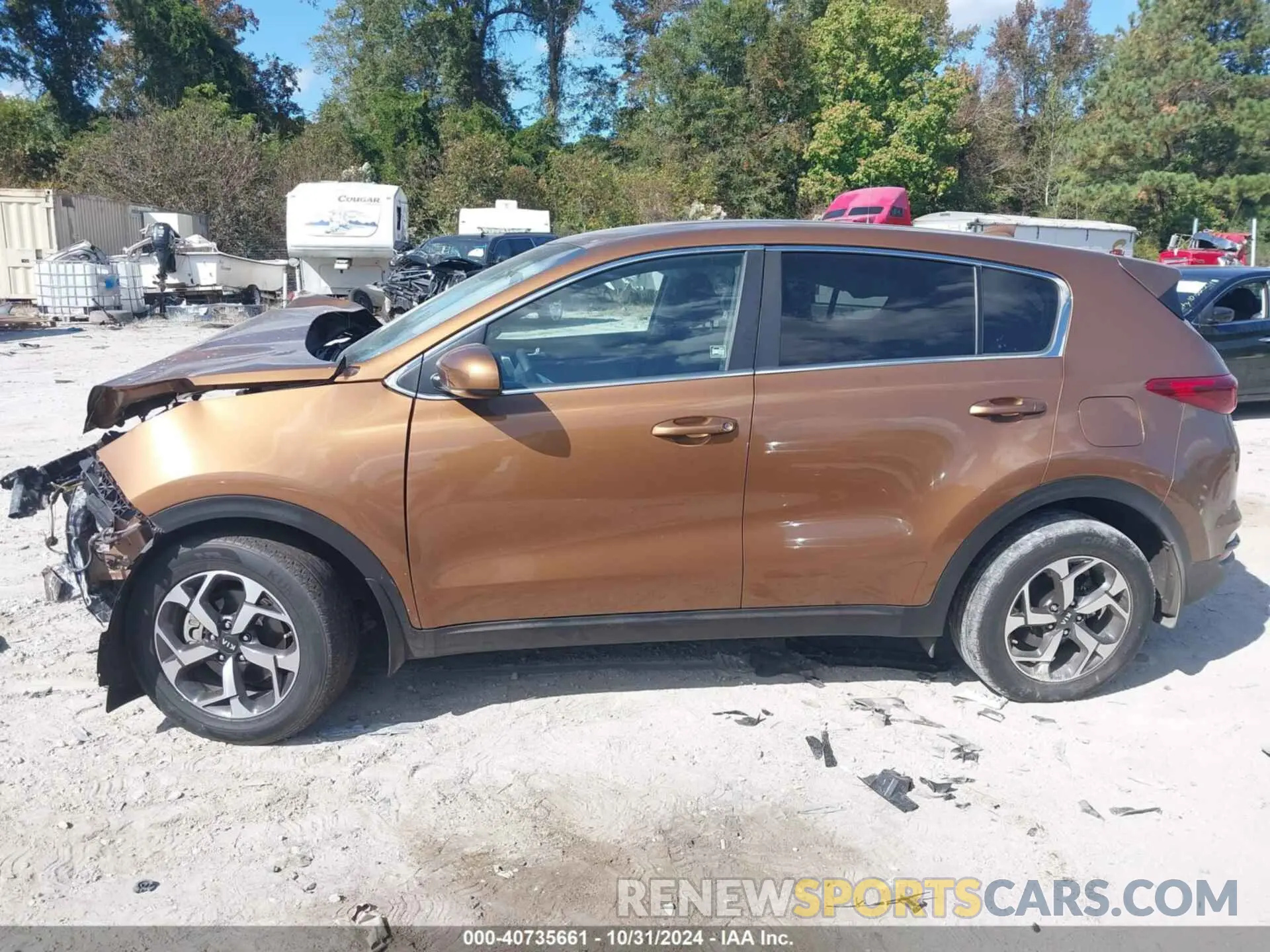 14 Photograph of a damaged car KNDPM3AC7M7877045 KIA SPORTAGE 2021