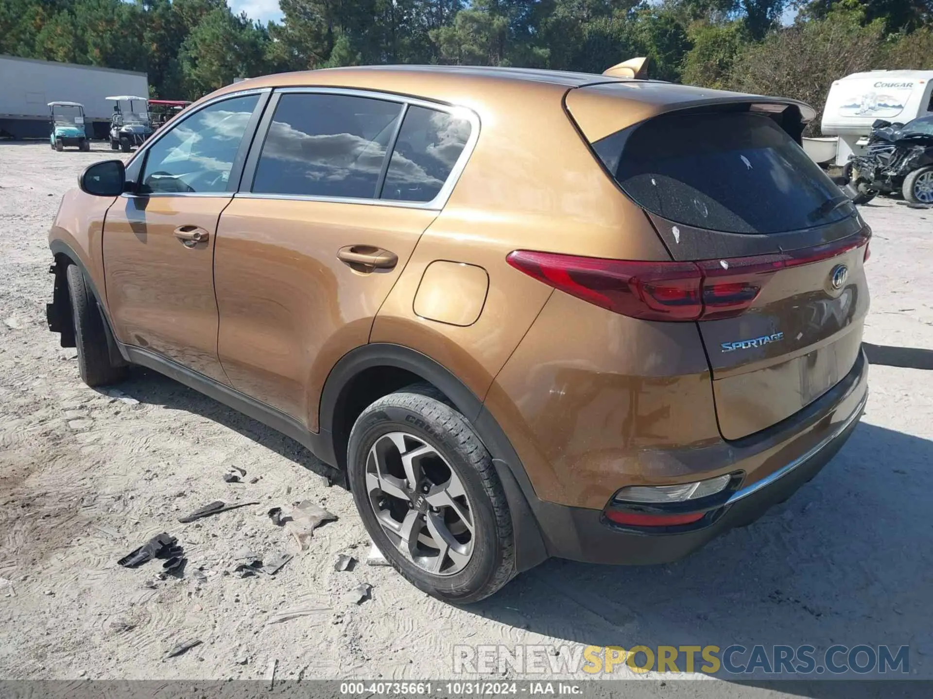 3 Photograph of a damaged car KNDPM3AC7M7877045 KIA SPORTAGE 2021