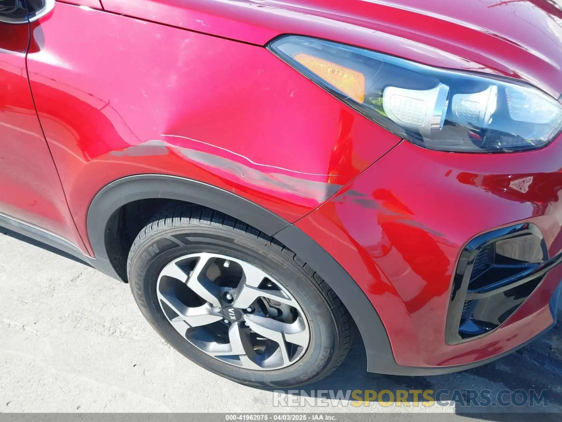 6 Photograph of a damaged car KNDPM3AC7M7877448 KIA SPORTAGE 2021