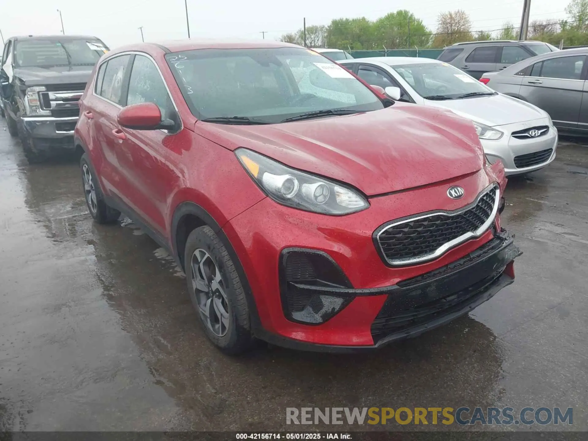 1 Photograph of a damaged car KNDPM3AC7M7936353 KIA SPORTAGE 2021
