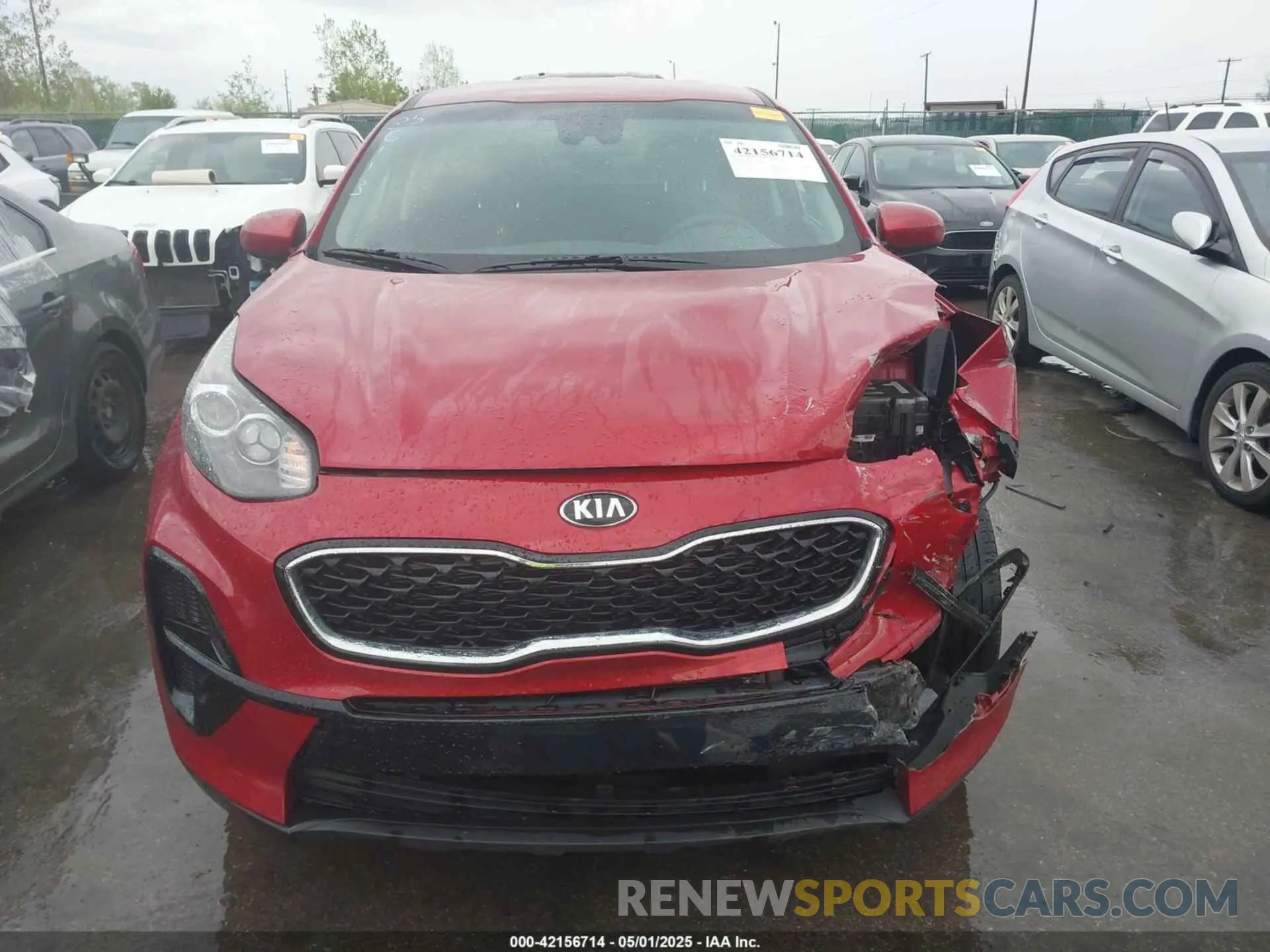 13 Photograph of a damaged car KNDPM3AC7M7936353 KIA SPORTAGE 2021