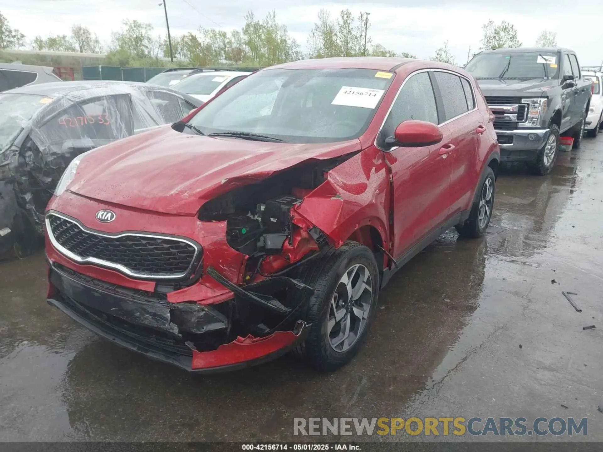 2 Photograph of a damaged car KNDPM3AC7M7936353 KIA SPORTAGE 2021