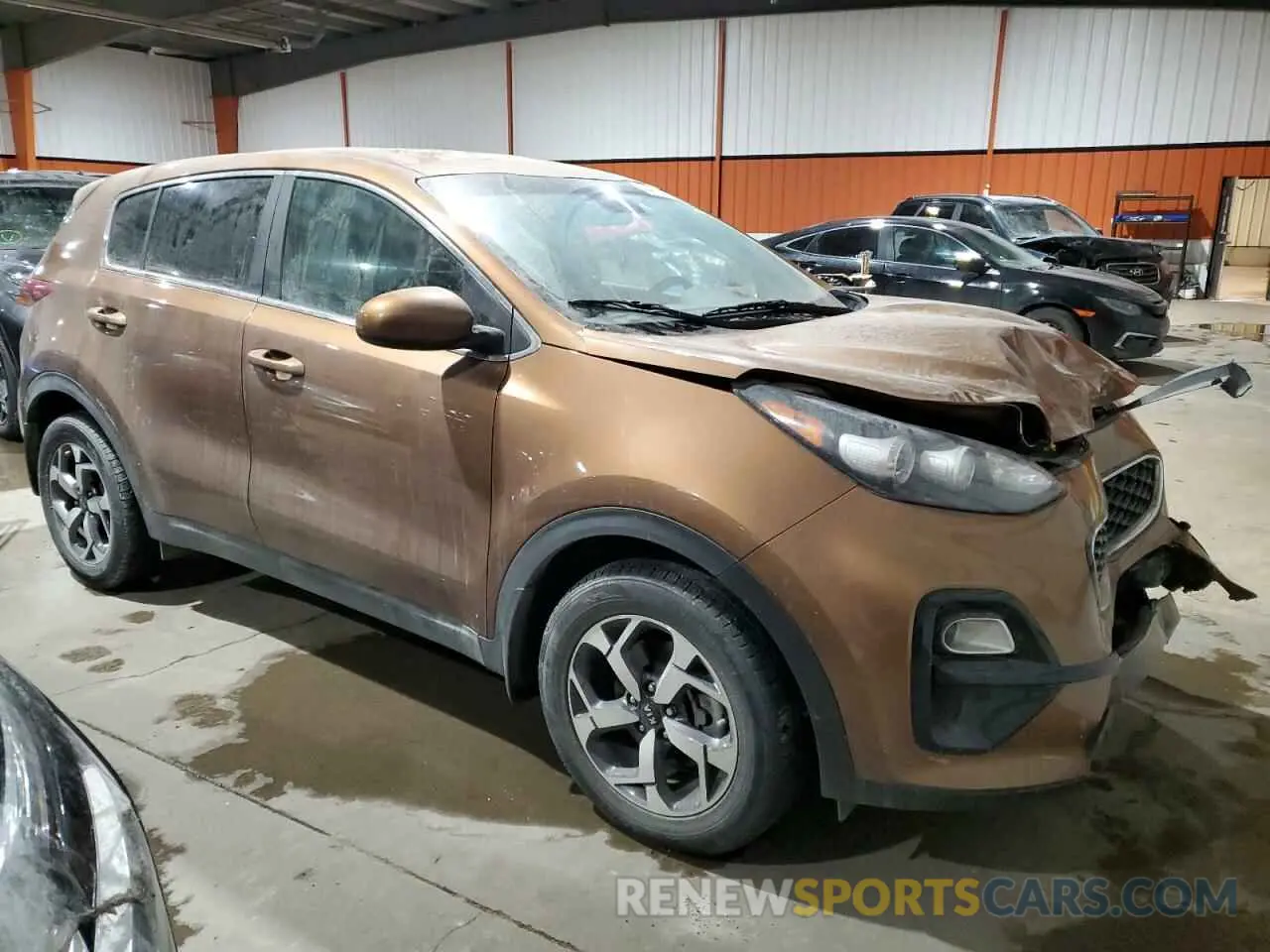 4 Photograph of a damaged car KNDPM3AC8M7853630 KIA SPORTAGE 2021
