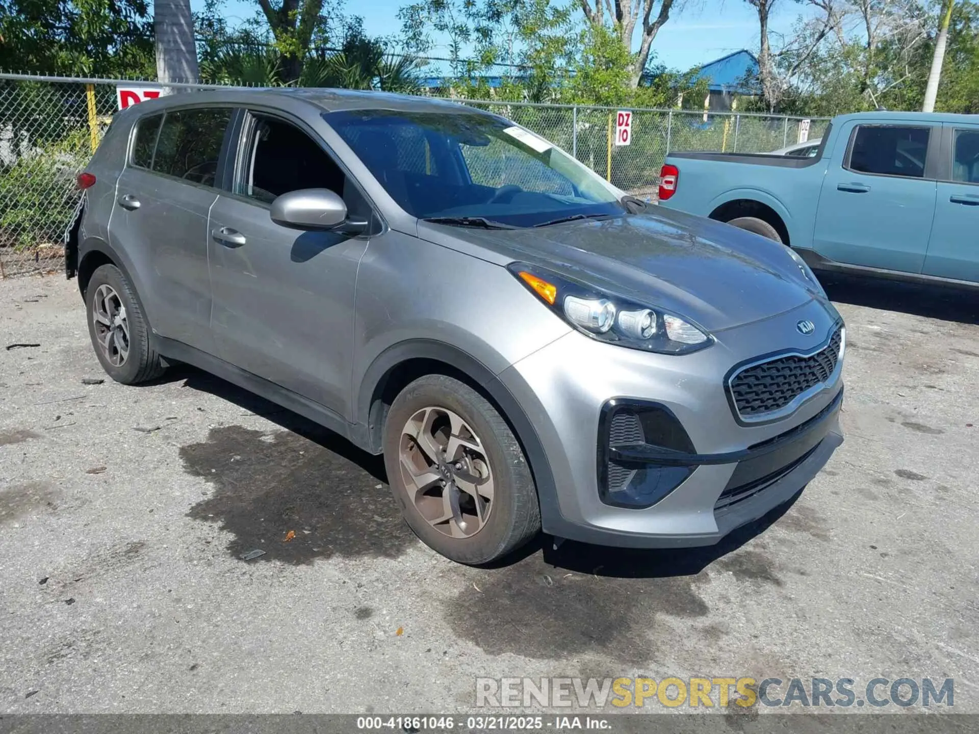 1 Photograph of a damaged car KNDPM3AC8M7925443 KIA SPORTAGE 2021
