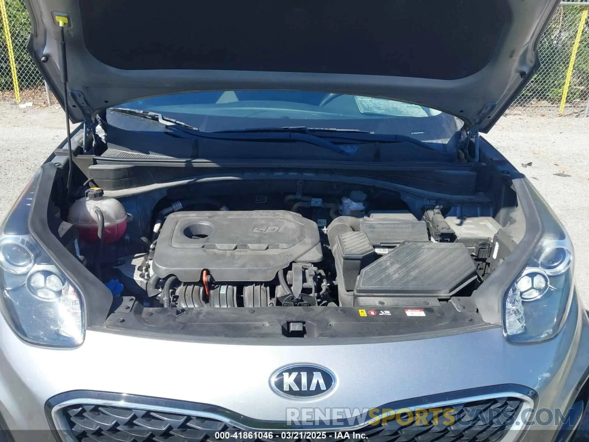 10 Photograph of a damaged car KNDPM3AC8M7925443 KIA SPORTAGE 2021
