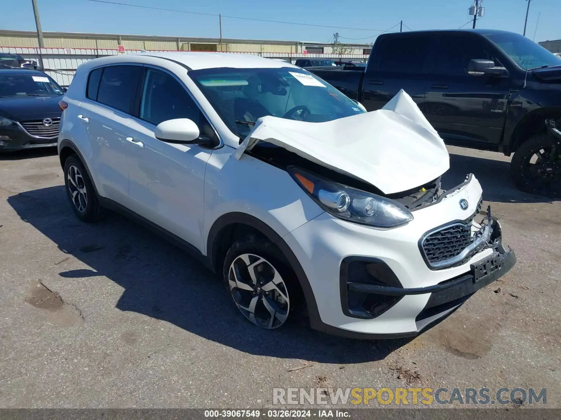 1 Photograph of a damaged car KNDPM3AC8M7932425 KIA SPORTAGE 2021