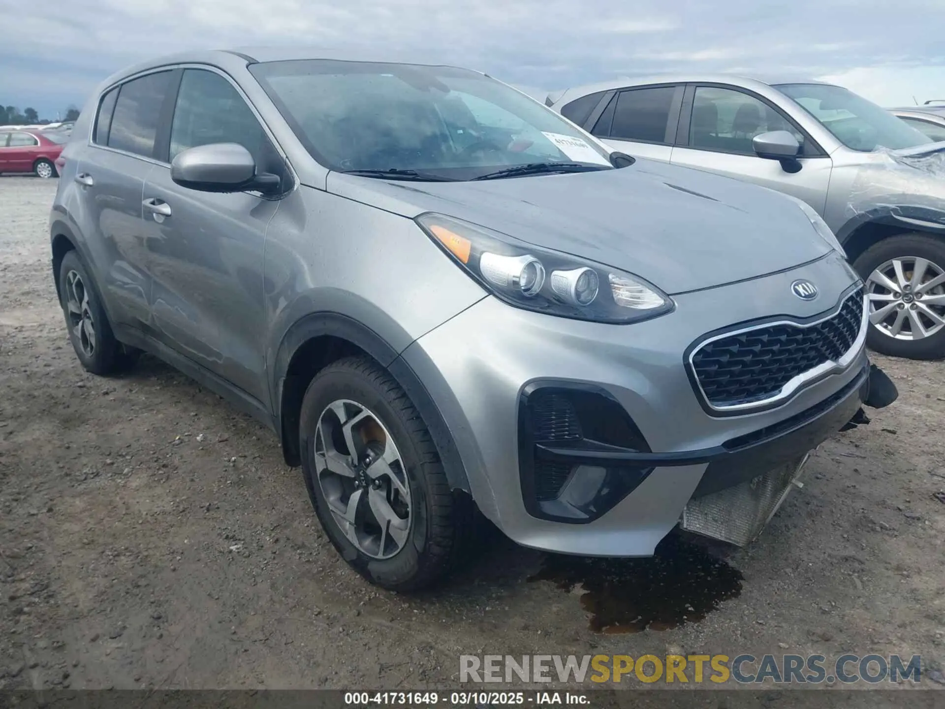 1 Photograph of a damaged car KNDPM3AC8M7938693 KIA SPORTAGE 2021