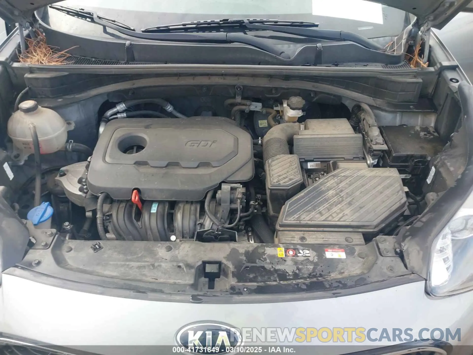 10 Photograph of a damaged car KNDPM3AC8M7938693 KIA SPORTAGE 2021