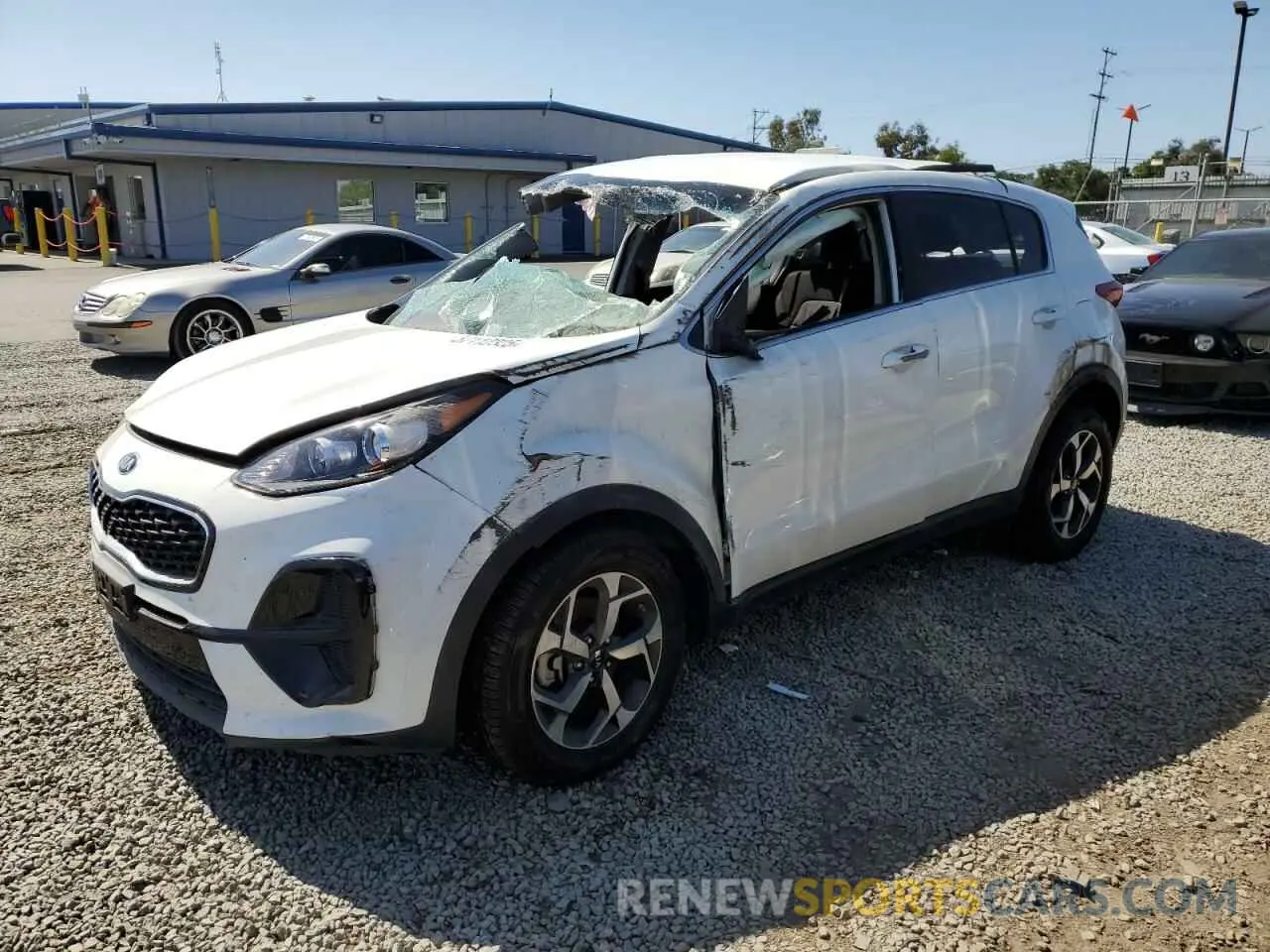 1 Photograph of a damaged car KNDPM3AC9M7856150 KIA SPORTAGE 2021