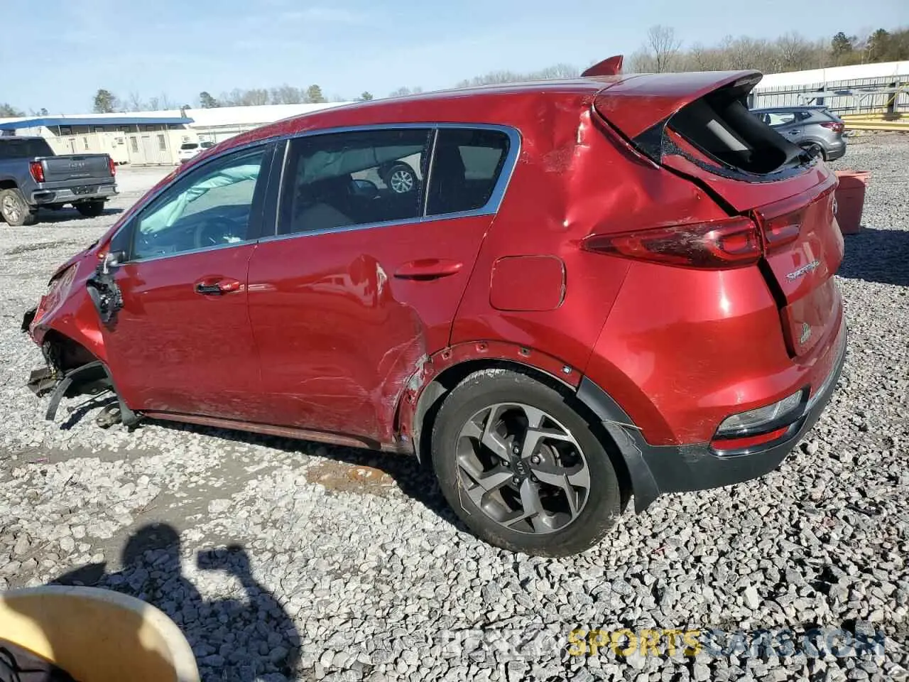 2 Photograph of a damaged car KNDPM3AC9M7876155 KIA SPORTAGE 2021