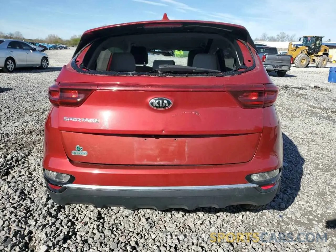 6 Photograph of a damaged car KNDPM3AC9M7876155 KIA SPORTAGE 2021