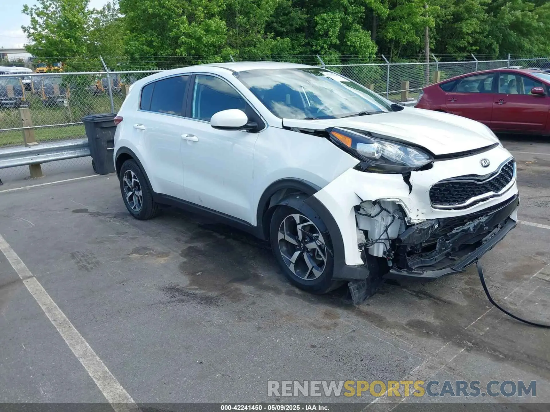 1 Photograph of a damaged car KNDPM3AC9M7897166 KIA SPORTAGE 2021