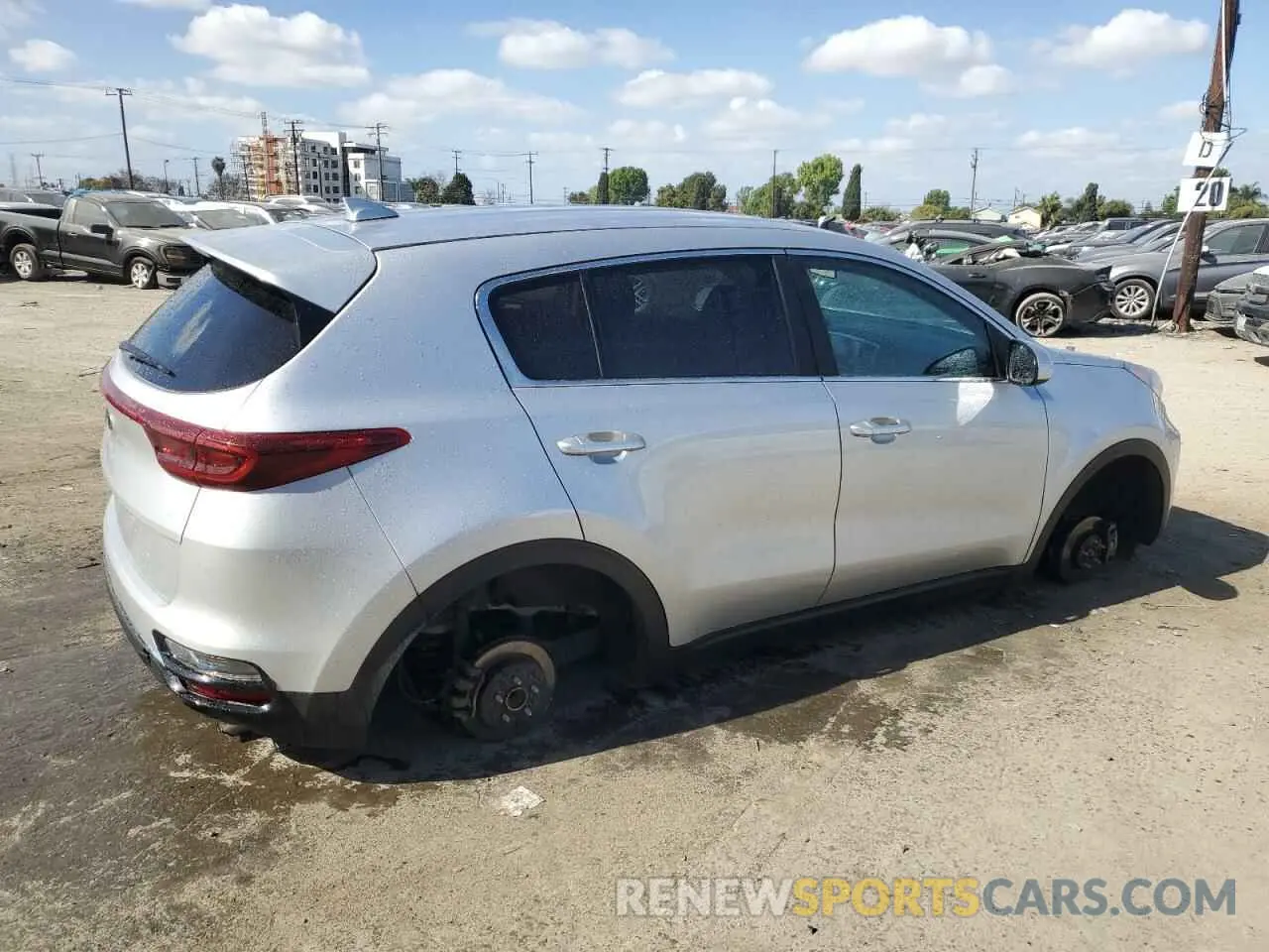 3 Photograph of a damaged car KNDPM3AC9M7914726 KIA SPORTAGE 2021