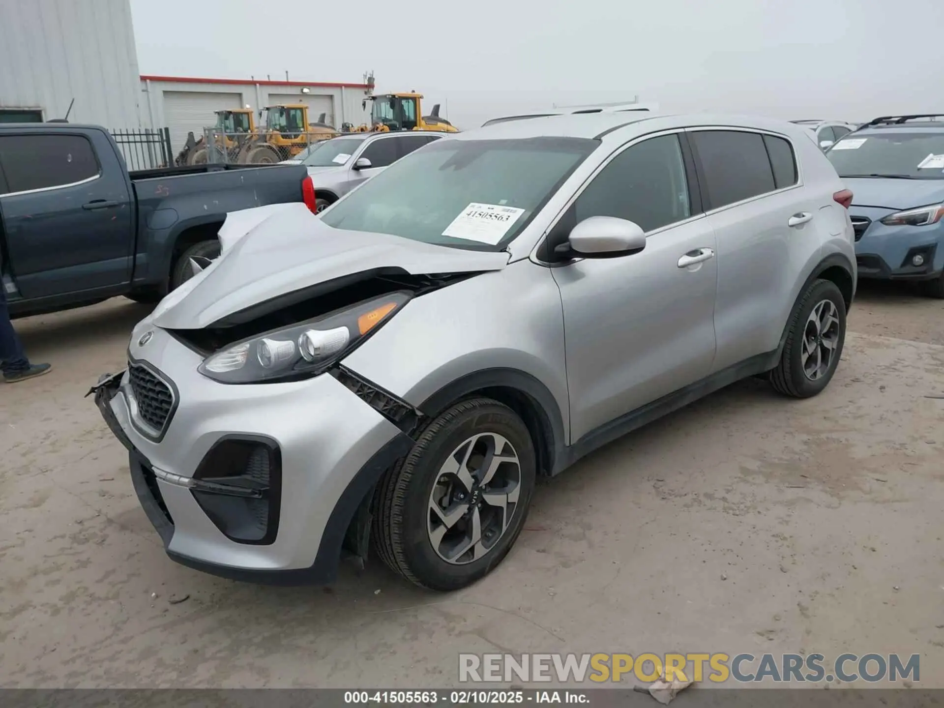2 Photograph of a damaged car KNDPM3AC9M7926293 KIA SPORTAGE 2021